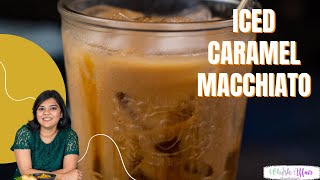 Iced Caramel Macchiato Recipe Starbucks Copycat Iced Caramel Macchiato [upl. by Ahsauqram]