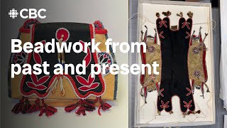 Old Métis saddle meets modern beadwork in Switzerland [upl. by Otreblif]