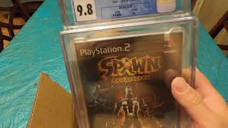 I PICKED UP PLAYSTATION 2 SPAWN ARMAGEDDON VIDEO GAME GRADED CGC 98 WHATS IN THE BOX 11 [upl. by Brahear32]