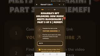 Rihanna’s NFT Goldmine How Music Meets Blockchain  Part 3 of 5  MemeFi [upl. by Dygall525]