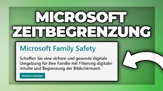 Microsoft Family Safety Zeitbegrenzung umgehen  Windows Tutorial [upl. by Crawley189]