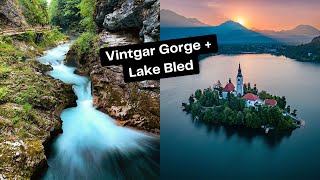 Exploring LAKE BLED and hiking VINTGAR GORGE in ONE DAY Is this the PRETTIEST PLACE IN SLOVENIA [upl. by Rovit]