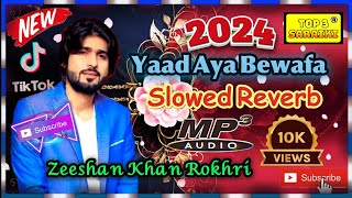 yaad aya bewafa slowed reverb song mp3 2024 Zeeshan Khan Rokhri Saraiki songs 2024 Top 3 Saraiki [upl. by Gierk]