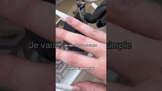 Je refais mes ongles 💅🏻 ongle nailsart french nails ongleengel vlog [upl. by Ociram643]