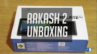 Aakash 2 Tablet Unboxing [upl. by Lotsyrc]