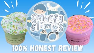 LIVE SLIME REVIEW  SMURFY SLIMES [upl. by Tybi722]