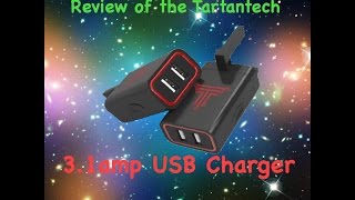 Charge USB Devices Faster TartanTech 31Amp Charger [upl. by Photima302]