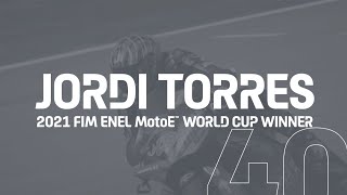 Jordi Torres is the 2021 MotoE™ World Cup Winner ⚡️ TwoTimeTorres [upl. by Inohs585]