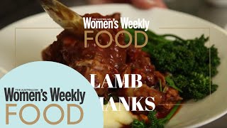 Slowcooker lamb shanks  Womens Weekly [upl. by Klayman346]