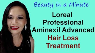 Loreal  Professional Aminexil Advanced  Hair Loss Treatment [upl. by Connor]