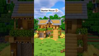 Minecraft Survival Starter House 🏠 minecraft [upl. by Horlacher229]