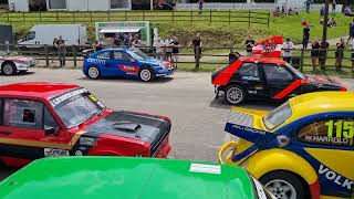 Lydden Legend Festival at Lydden Hill on 20072024 line up of cars [upl. by Brine]