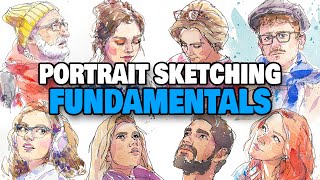 How To Draw FACES For Beginners  FUNDAMENTAL PORTRAIT SKETCHING GUIDE [upl. by Edris580]