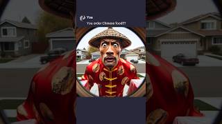 Chinese Food Delivery Guy🍚 AI  Dwayne and Snoop Edition ai aiart chatgpt [upl. by Berton]