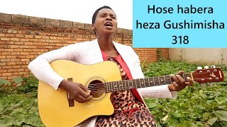 Hose habera heza 318 Gushimisha by Marithe strumming and solo gospel song [upl. by Nnylirak]