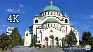 The Church of Saint Sava Belgrade Hram Svetog Save 4K [upl. by Orabel409]