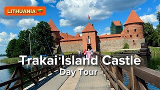 Visiting the Medieval Trakai Island Castle in Lithuania [upl. by Coates]