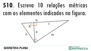 C14 TRIÂNGULOS RETÂNGULOS 510514 [upl. by Eetsim973]