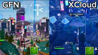 Fortnite Mobile Geforce Now VS Xbox Cloud Gaming [upl. by Odo]