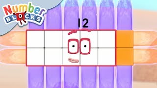 Numberblocks NEW EPISODE  Twelve  Learn to Count [upl. by Nnyllaf]