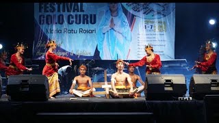 Tarian Roko Molas Poco Festival Golo Curu Smak St Stefanus Ketang [upl. by Nitaf]