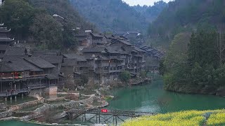 Walking in Guizhou Wujiang Village Explore the fantasy wonderland in reality・4K HDR [upl. by Pelligrini]