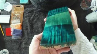 Teal Wood Stain  Mixing Wood Dyes  Teal Wood Dye Color Formula Using Keda Dyes [upl. by Aiuhsoj566]