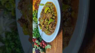 Matar Keema recipe keema easyrecipe shorts ytshorts reels [upl. by Emelia134]