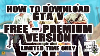 GTA V FREE DOWNLOAD  PREMIUM EDITION  EPIC GAMES  Gaming Videos [upl. by Llertnom]