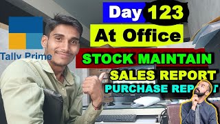 Stock Maintain Sales Report Purchase Report in Tally Prime 🧑‍💻 [upl. by Latsirc679]