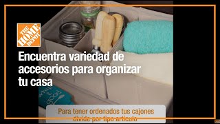 Variedad de accesorios para organizar tu clóset  Organización y decoración  The Home Depot Mx [upl. by Kaila]