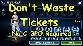 Rey Tiers 4 5 and 6 Unlock Guide  Dont Remove Turn Meter from Kylo [upl. by Vere]