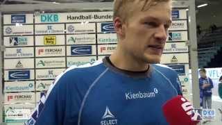 VfL Gummersbach  SG FlensburgHandewitt 2532 Interviews [upl. by Darb]