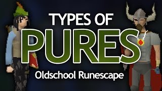 Types of Pures in OSRS [upl. by Aimahc]