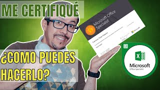 Como obtener una CERTIFICACIÓN en Excel Microsoft Office Specialist [upl. by Annaujat271]