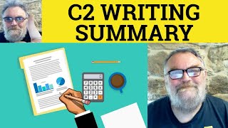 😎 Summary of a Text  C2 Writing  Correction of a Summary [upl. by Aiza424]