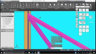 ADVANCE STEEL 2019 TUTORIAL14 SET A BEAM CLEARANCEDW [upl. by Arhat254]