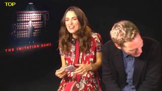 Benedict Cumberbatch and Keira Knightley FUNNY INTERVIEW HD [upl. by Eyahc]