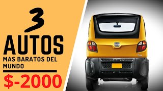 3 AUTOS NUEVOS más BARATOS del mundo  USD 2000 😱 [upl. by Yaya]