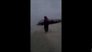 Storm 3 Januari 2012 Strand Callantsoog Noord Holland [upl. by Shuman]