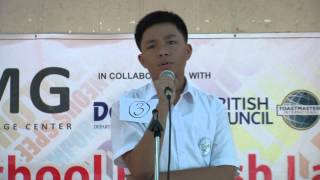 Extemporaneous Speech Contest  Finalist 02 [upl. by Aniara]