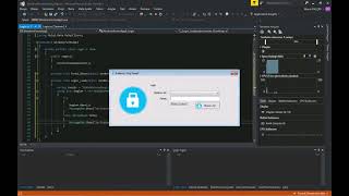 C amp MySQL amp Visual Studio 2017 Login Panel [upl. by Anerbes]