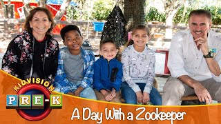 A Day With a Zookeeper  Virtual Field Trip  KidVision PreK [upl. by Renata]