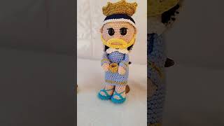 Presépio em amigurumiJá estamos finalizando nosso Presépio VILA DO MENINO JESUS em amigurumi [upl. by Manning]