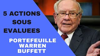 5 actions sousévaluées du portefeuille de Warren Buffett [upl. by Ajile]