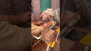 Angle cuts on bricks 🧱 masonry brick construction stone [upl. by Ecirb]