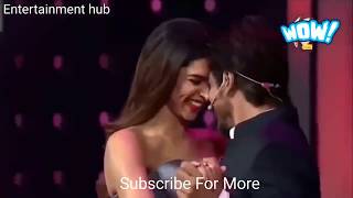 63rd jio filmfare awards 2018 Shahrukh Khan Karan Johar and Deepika Padukone fun [upl. by Ayotac]