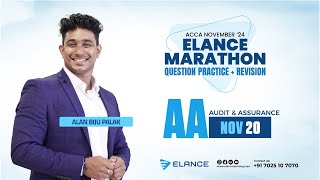 ACCA AA Question practice Marathon  Question Practice with Elance Learning  Day 3 [upl. by Aimit]