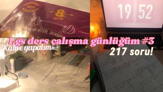 lgs ders çalışma günlüğüm🤍3Ecrin naz Mosun [upl. by Cleon]