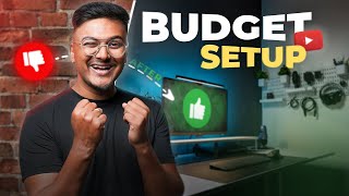 Building YouTube Studio Setup at Every Budget ₹500 to ₹5000 🔥 [upl. by Rehnberg861]